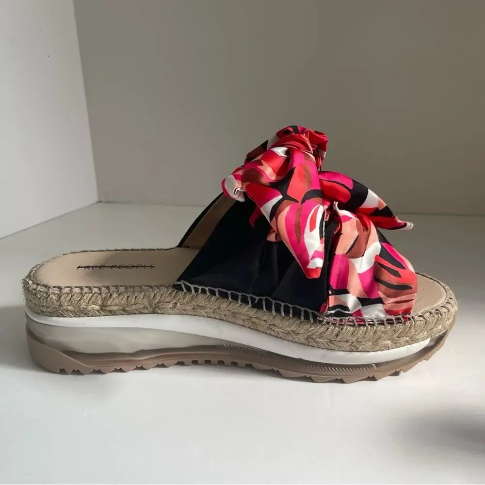 FREE PEOPLE Multi Color Watermelon Chapmin Sport Sandal‎